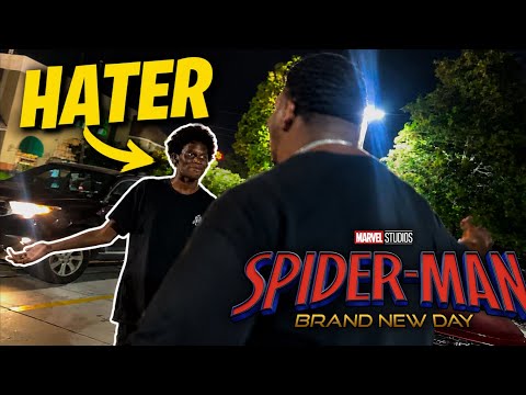 I Got PRESSED by a HATER Going to see SPIDER-MAN: BRAND NEW DAY...