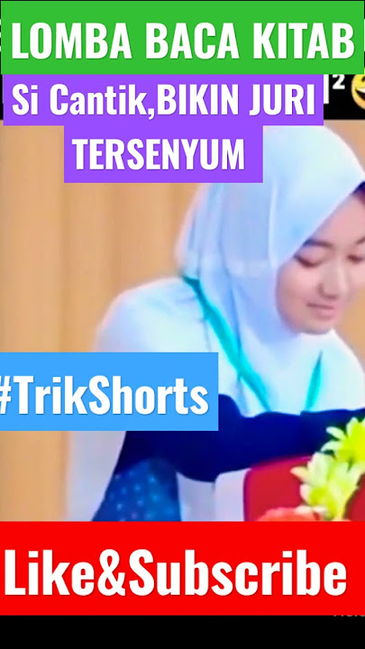 Sicantik Bikin Juri Tersenyum,Santriwati Cantik Baca Kitab Kuning |  Lomba RMI