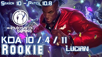 IG Rookie LUCIAN vs SYLAS Mid - Patch 10.8 KR Ranked