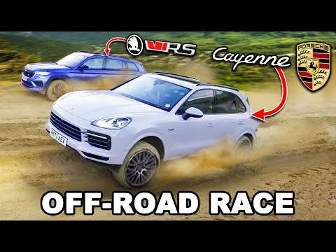 Can a Porsche beat a Skoda RS OFF-ROAD?