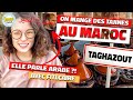 Claire me fait decouvrir un restaurant au maroc    elle parle arabe 