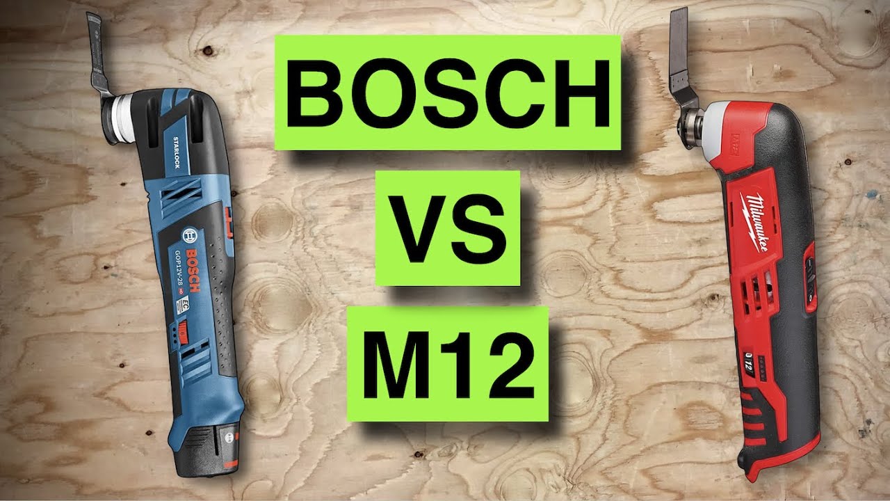 Which multi tool is better? Bosch Starlock vs Milwaukee M12 YouTube