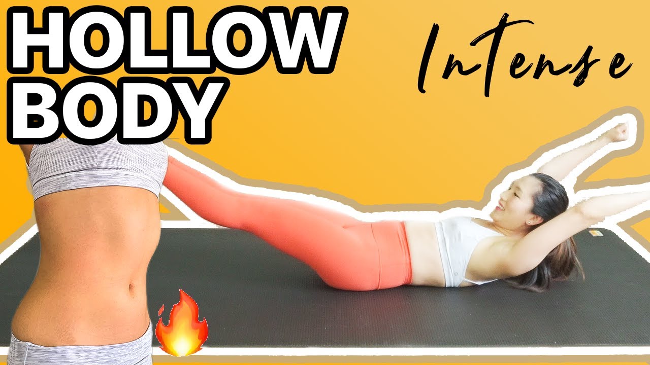Hollow Body Workout - 4min 💢INTENSE Core Burner | aerial practice