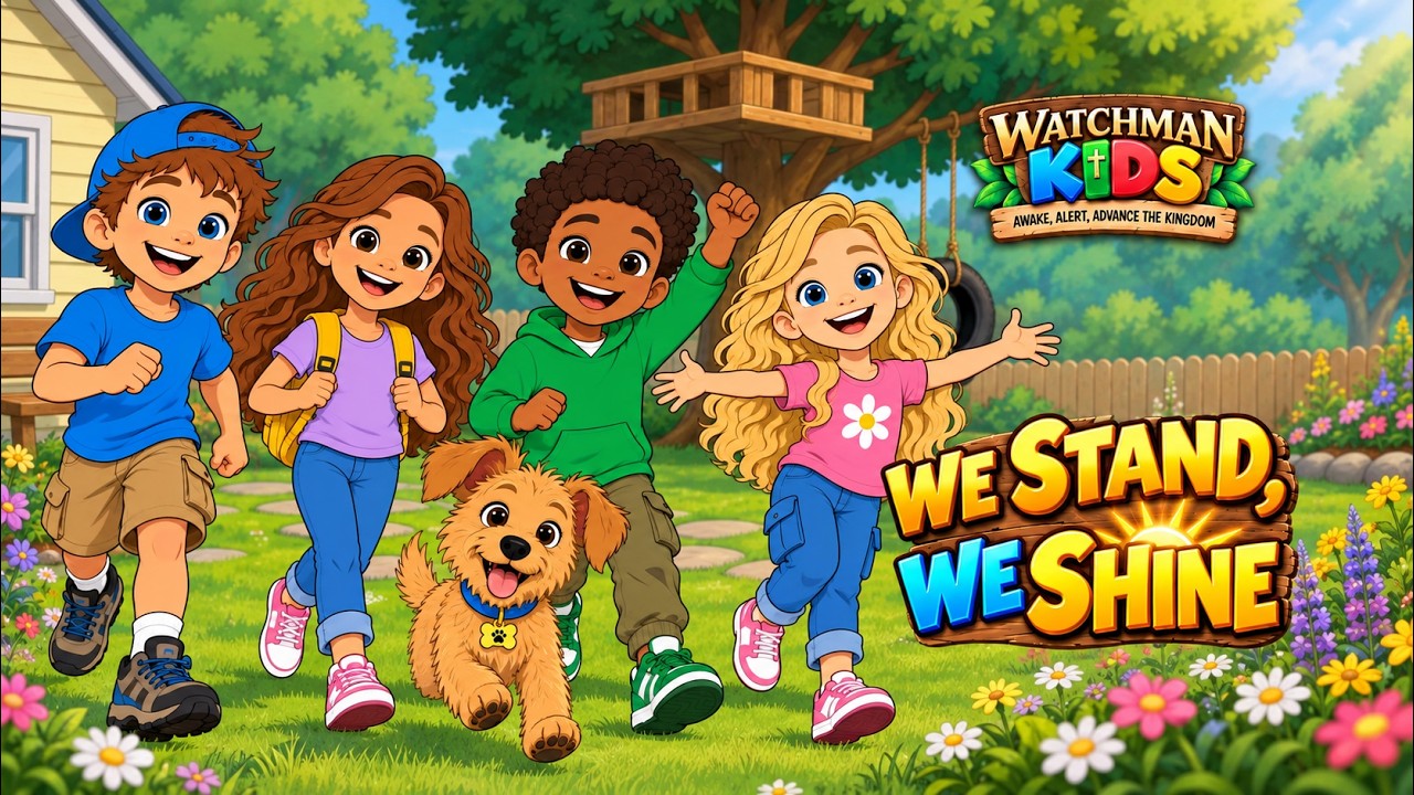 We Stand, We Shine! 🌟 Sing & Dance with Watchman Kids adlı videoyu YouTube'da izle We Stand, We Shine! 🌟 Sing & Dance with Watchman Kids adlı videoyu YouTube'da izle