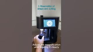 Gemmological Instrument, gemstone/ Jewellers loupe/ magnifier/ microscope, Girdle Inscription Viewer