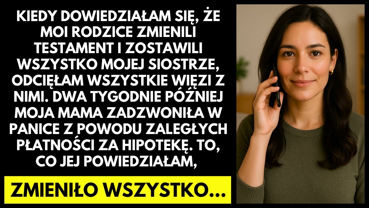 Mama błagała o pomoc po zmianie testamentu. Moja odpowiedź? SZOKUJĄCA!