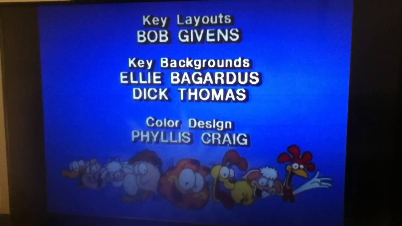 Garfield and friends season 2 credits - YouTube