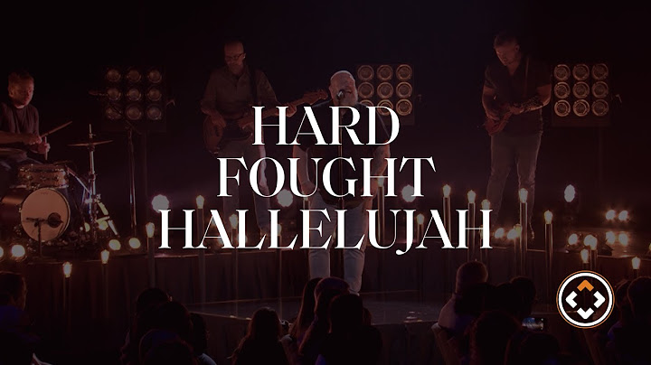 Hard Fought Hallelujah Cover - Mark Gibson
