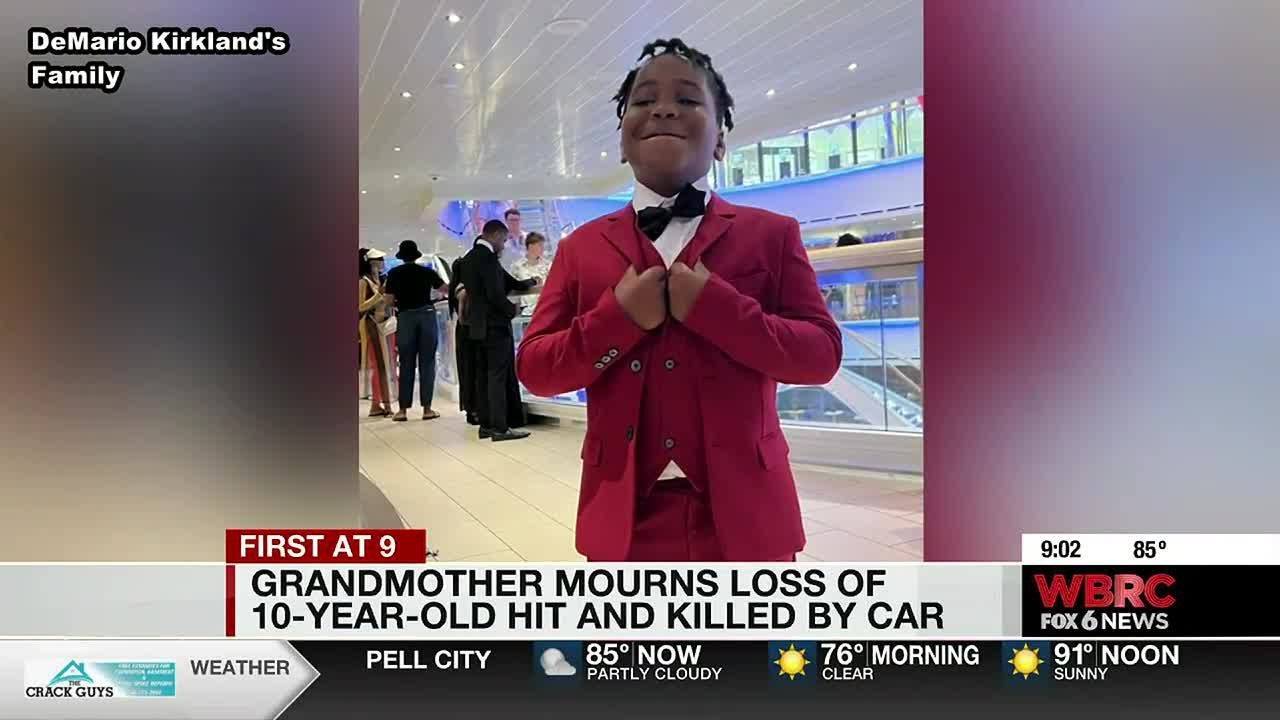 Grandmother mourns loss of 10-year-old hit and killed by car - YouTube