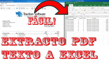Cómo extraer texto específico de un PDF a Excel