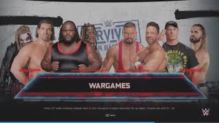 Wwe 2K25 Mark, Khali, Umaga, Fiend Vs Knight, Cena, Bron, Rollins Req. 4 Vs 4 War Games Match