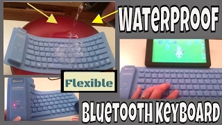 Bluetooth Silicone Waterproof Keyboard 💦 For Android Windows Smartphones PC or Tablet screenshot 1