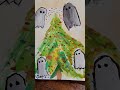 Ghosties Christmas!#ghost #christmas #christmasart #watercolor #artshorts #illustration