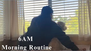 6am morning routine | relaxing, peaceful & productive *coffee & pancakes