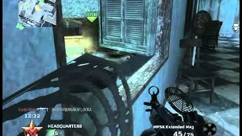 COD Black Ops: Double smoke grenade kill!!
