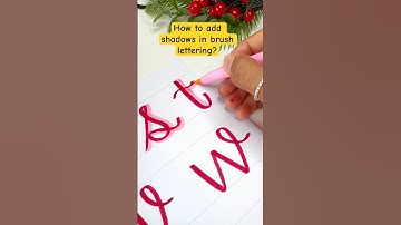 DROP SHADOW TUTORIAL ✨ #artshorts #lettering #letteringbeginner #shorts #tiktok