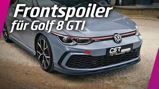 Dezenter Frontspoiler für den VW Golf 8 GTI | CSR-Automotive