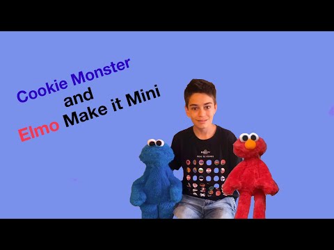 Cookie Monster and Elmo Make It Mini! #shorts