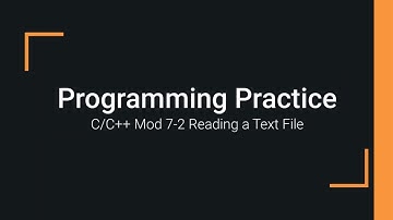 C++ Programming Examples 07-2 Reading Strings from in a Text File