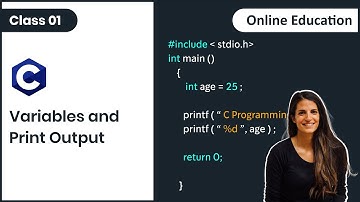 #01 : C Variables and Print Output | C Programming for Beginners