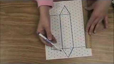 How To Draw A Triangular Prism and Cylinder