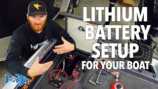 How To Set Up Dakota Lithium Batteries For Fishing Electronics In Your Boat.  