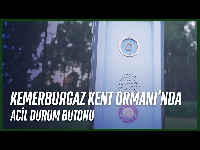 Kemerburgaz Kent Ormanı’nda Acil Durum Butonları Kullanılmaya Başlandı