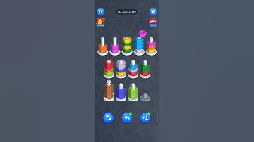 Nut Sort Level 798 | لعبة الالوان الذكية |
