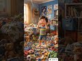 Messy Room ka Magic Clean-Up 🧼✨ | Funny Kids Story | Learn Cleaning Habits 😍