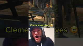 CLEMENTINE LIVES MOST EMOTIONAL REACTION (The Walking Dead)