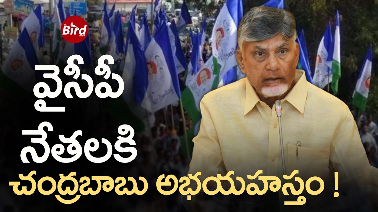 వైసీపీ నేతలకి చంద్రబాబు అభయహస్తం ! cm chandrababu’s Support to YSRCP | ys jagan | Bird Media