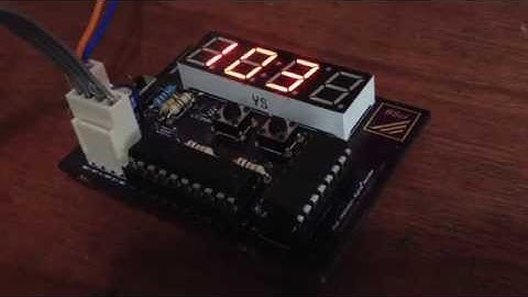 MSP430 custom PCB optical decoder and digital thermometer demo