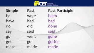 Past Participle Verbs