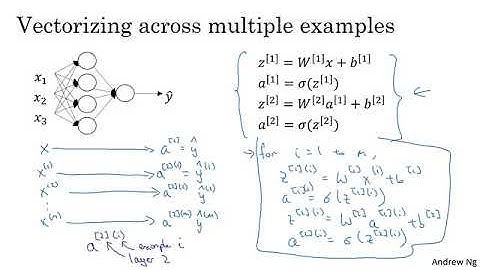LECTURE 33 Vectorizing across multiple examples