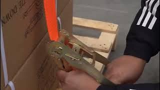 Secure your cargo with our heavy-duty 2-inch ratchet tie-down straps. Built to last and reliable.