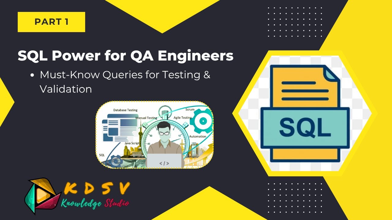 Mastering SQL Queries: Essential Skills for QA Engineers - YouTube