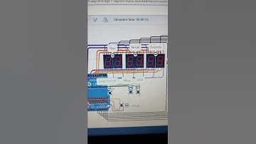 Countdown Timer Alarm Arduino Simulator #Tinkercad #shorts