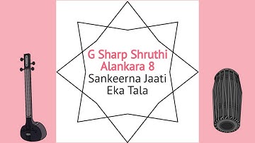 Alankara 8: Sankeerna Jaati Eka tala (G Sharp Shruthi)