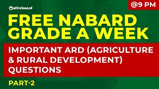 NABARD ARD Questions | NABARD Grade A 2020 | NABARD Grade A | Part 2