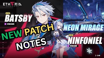 NEW UPDATE Patch Notes | Etheria Restart