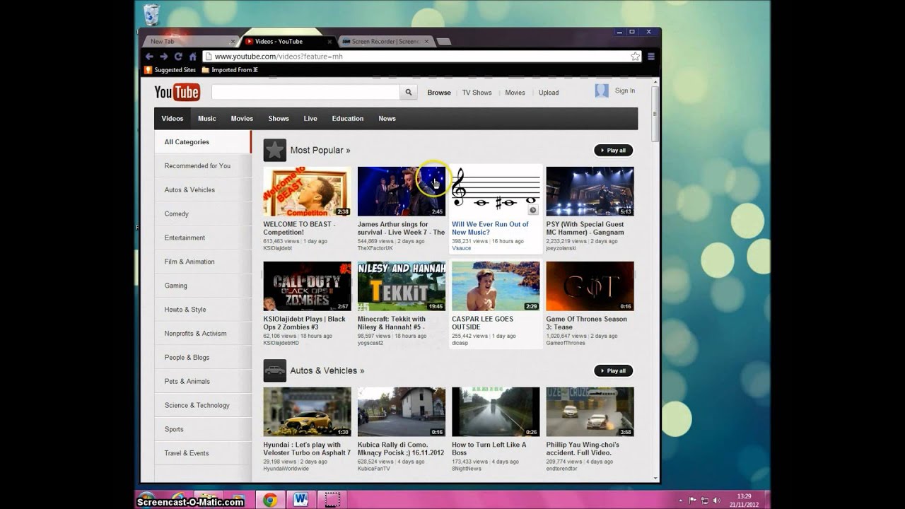 How to use the Home, Back and Foward buttons - YouTube