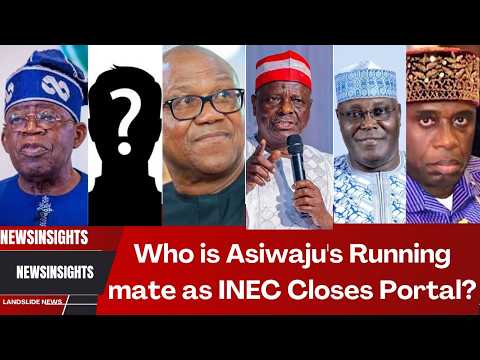 Who is Asiwaju's Running mate as INEC Closes Portal?