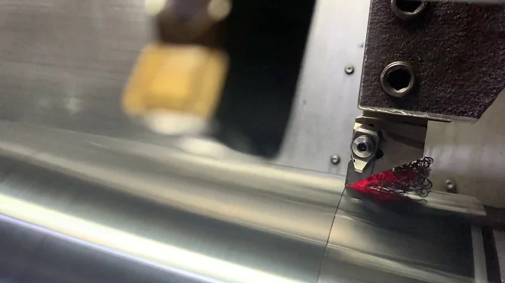 The Machining of hardened steels with a cbn insert in cnc lathe.