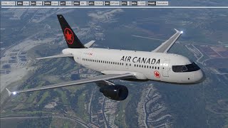 X-Plane 11 | Air Canada A319 | CYVR  CYLW | Canada4XP Vancouver! | VATSIM