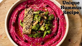 Hummus Recipe - Kidney Bean, Cashew & Beet Hummus Healthy Hummus Recipe
