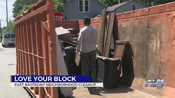 Love Your Block cleanup takes place in East Bayfront neighborhood
