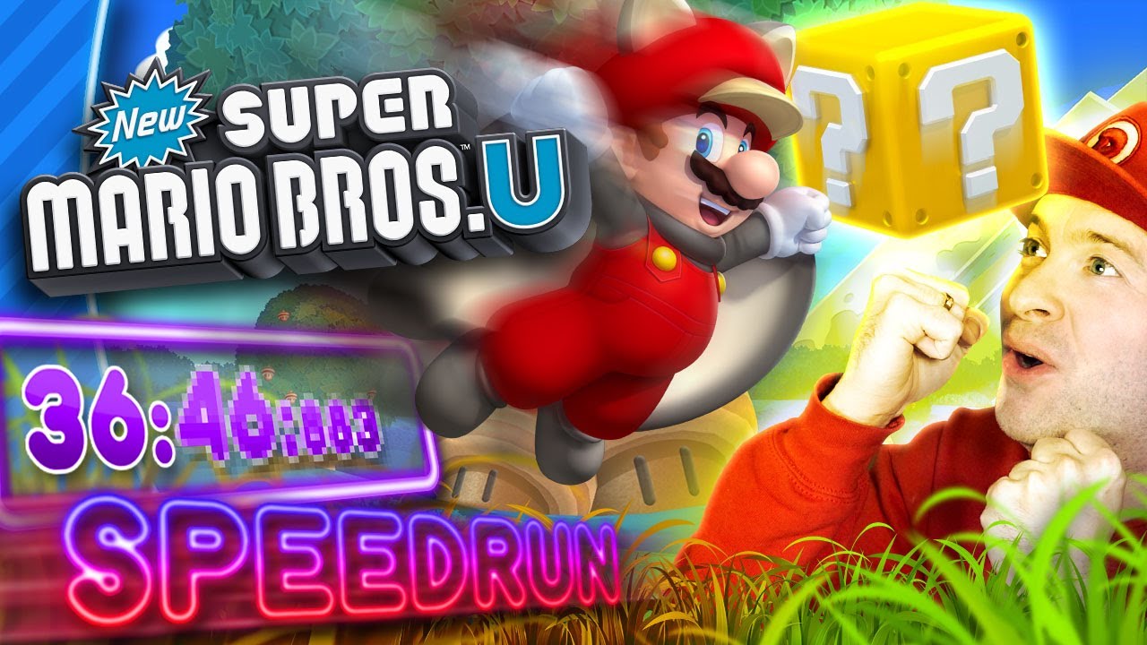 New Super Mario Bros. U SPEEDRUN (World Record) | Domtendo Reaktion