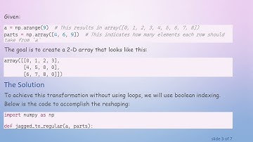 Reshape a Jagged Array into a Regular One Filled with Zeros using Python numpy