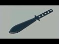 3d моделирование и визуализация ножа для метания в AutoCAD 2016