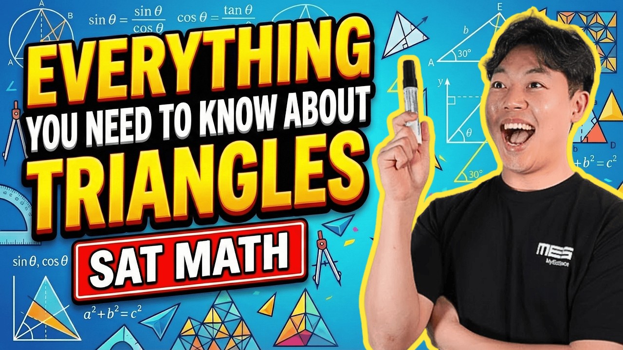 Triangle Problem Solver Complete SAT Triangles Tutorial: Solve Any Triangle Problem - YouTube